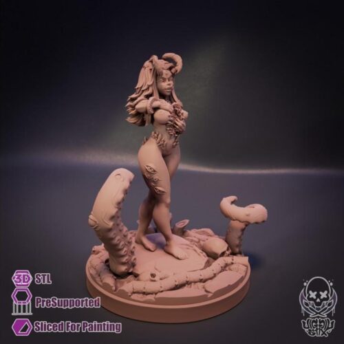 Eldritch Vessel Pinup - 32mm/75mm, Resin Print, Waifu, Anime Figure, Pinup, nsfw, Model Paint, Jigglystix - Image 8