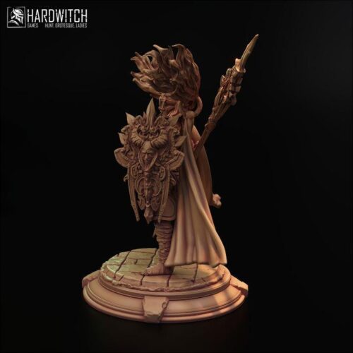 Vectra Barrdun - 32mm/75mm, Dungeons and Dragons Mini RPG Tabletop Miniature DnD Painting Pathfinder 5e DnD, TTRPG Scale - Image 3