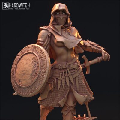 Haffad Sodilad Sultanate Knight - 32mm/75mm, Dungeons and Dragons Mini RPG Tabletop Miniature DnD Painting Pathfinder 5e DnD, TTRPG Scale