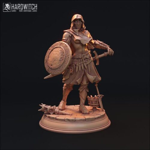 Haffad Sodilad Sultanate Knight - 32mm/75mm, Dungeons and Dragons Mini RPG Tabletop Miniature DnD Painting Pathfinder 5e DnD, TTRPG Scale - Image 5