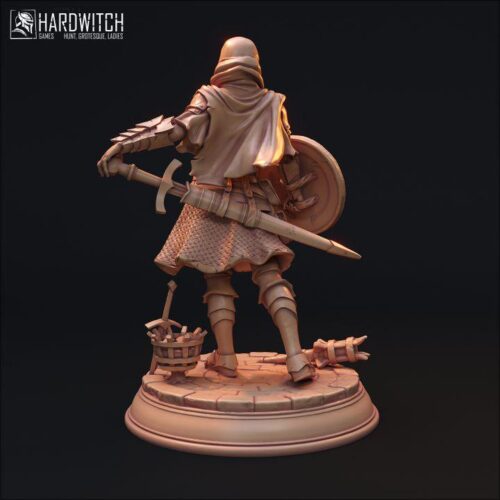 Haffad Sodilad Sultanate Knight - 32mm/75mm, Dungeons and Dragons Mini RPG Tabletop Miniature DnD Painting Pathfinder 5e DnD, TTRPG Scale - Image 4
