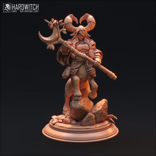Rominata Centaur Druid - 32mm/75mm, Dungeons and Dragons Mini RPG Tabletop Miniature DnD Painting Pathfinder 5e DnD, TTRPG Scale - Image 2