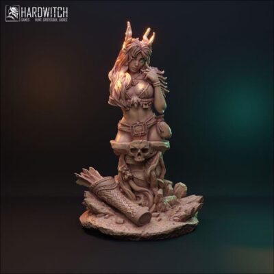 Yildiliel Solanthim Bust - 75mm, Dungeons and Dragons Mini RPG Tabletop Miniature DnD Painting Pathfinder 5e DnD, TTRPG Scale