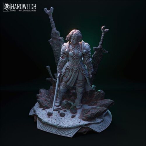 Tyrese Santim Dark Elf - 32mm/75mm / 120mm, Dungeons and Dragons Mini RPG Tabletop Miniature DnD Painting Pathfinder 5e DnD, TTRPG Scale - Image 6