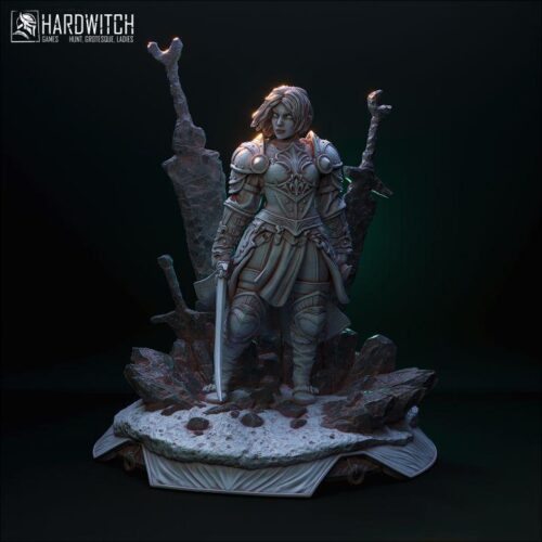 Tyrese Santim Dark Elf - 32mm/75mm / 120mm, Dungeons and Dragons Mini RPG Tabletop Miniature DnD Painting Pathfinder 5e DnD, TTRPG Scale - Image 2