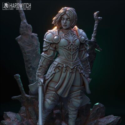 Tyrese Santim Dark Elf - 32mm/75mm / 120mm, Dungeons and Dragons Mini RPG Tabletop Miniature DnD Painting Pathfinder 5e DnD, TTRPG Scale