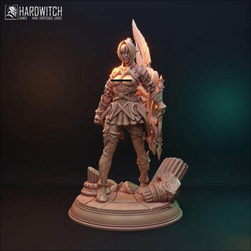 Fallen Aasimar Matia Kaba - 32mm/75mm, Dungeons and Dragons Mini RPG Tabletop Miniature DnD Painting Pathfinder 5e DnD, TTRPG Scale - Image 3