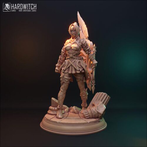 Fallen Aasimar Matia Kaba - 32mm/75mm, Dungeons and Dragons Mini RPG Tabletop Miniature DnD Painting Pathfinder 5e DnD, TTRPG Scale - Image 8