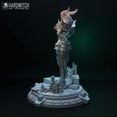 Sardora Vanhim Tiefling Sorcerer - 32mm/75mm / 120mm, Dungeons and Dragons Mini RPG Tabletop Miniature DnD Painting Pathfinder 5e DnD - Image 4
