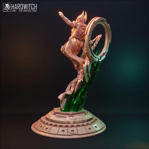 Freya Alexander Valkyrie Sorcerer - TTRPG Scale, Hardwitch, Dungeons and Dragons Mini RPG Tabletop Miniature DnD Painting Pathfinder 5e DnD - Image 4