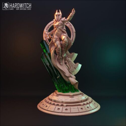 Freya Alexander Valkyrie Sorcerer - TTRPG Scale, Hardwitch, Dungeons and Dragons Mini RPG Tabletop Miniature DnD Painting Pathfinder 5e DnD - Image 8