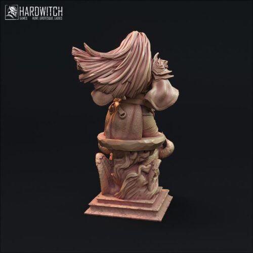 Violet Gorme Bust - 75mm, Dungeons and Dragons Mini RPG Tabletop Miniature DnD Painting Pathfinder 5e DnD, TTRPG Scale - Image 2