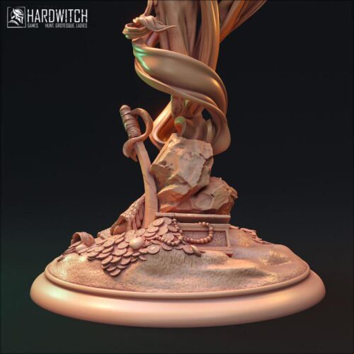 Genie Girl Asullah Maaghikar - 32mm/75mm / 120mm, Dungeons and Dragons Mini RPG Tabletop Miniature DnD Painting Pathfinder 5e DnD - Image 6