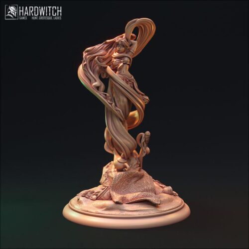Genie Girl Asullah Maaghikar - 32mm/75mm / 120mm, Dungeons and Dragons Mini RPG Tabletop Miniature DnD Painting Pathfinder 5e DnD - Image 8