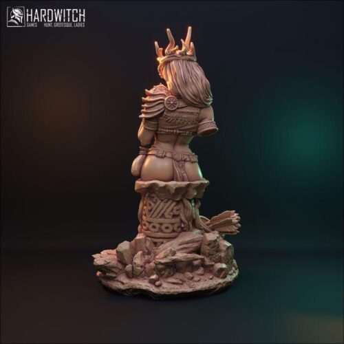 Yildiliel Solanthim Bust - 75mm, Dungeons and Dragons Mini RPG Tabletop Miniature DnD Painting Pathfinder 5e DnD, TTRPG Scale - Image 2