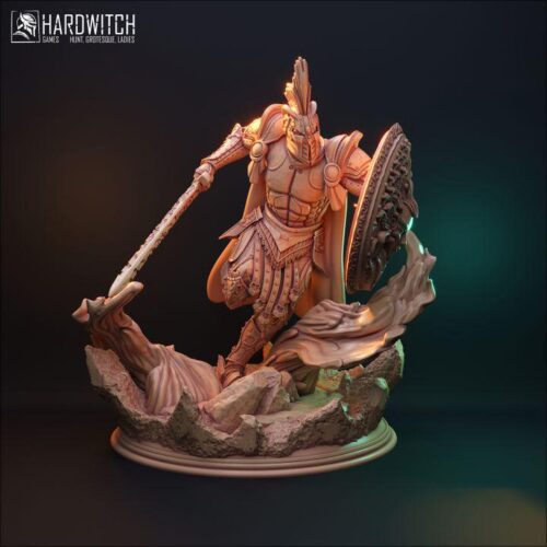 Markus Tadd Spartan King - 32mm/75mm, Dungeons and Dragons Mini RPG Tabletop Miniature DnD Painting Pathfinder 5e DnD, TTRPG Scale - Image 2