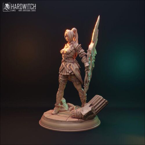 Fallen Aasimar Matia Kaba - 32mm/75mm, Dungeons and Dragons Mini RPG Tabletop Miniature DnD Painting Pathfinder 5e DnD, TTRPG Scale - Image 7