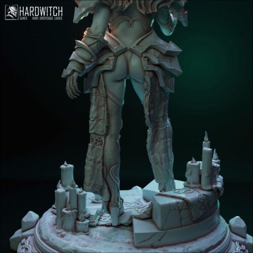 Sardora Vanhim Tiefling Sorcerer - 32mm/75mm / 120mm, Dungeons and Dragons Mini RPG Tabletop Miniature DnD Painting Pathfinder 5e DnD - Image 6