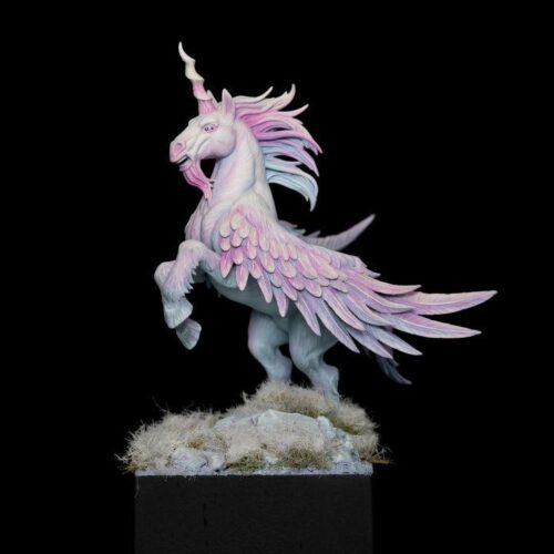Genevieve Pegasus Celestial Pinup - Artisan Guild - Wargame, Dungeons and Dragons Mini RPG Tabletop Miniature DnD Painting Pathfinder DnD - Image 3