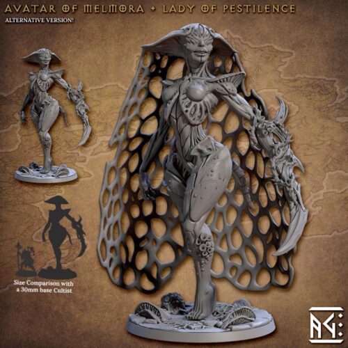 Rodburg Cultists of Melmora - Artisan Guild - Dungeons and Dragons Mini, RPG, Tabletop, DnD Miniature, Painting, Pathfinder 5e DnD - Image 9