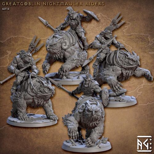 Bronzeclad Greatgoblins - Artisan Guild - Dungeons and Dragons Mini, RPG, Tabletop, DnD Miniature, Painting, Pathfinder 5e DnD, TTRPG - Image 5